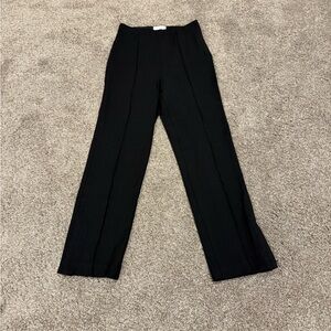 Scanlan Theodore Black High-Rise Tailored Pants | Size 8 | Luxe Minimal